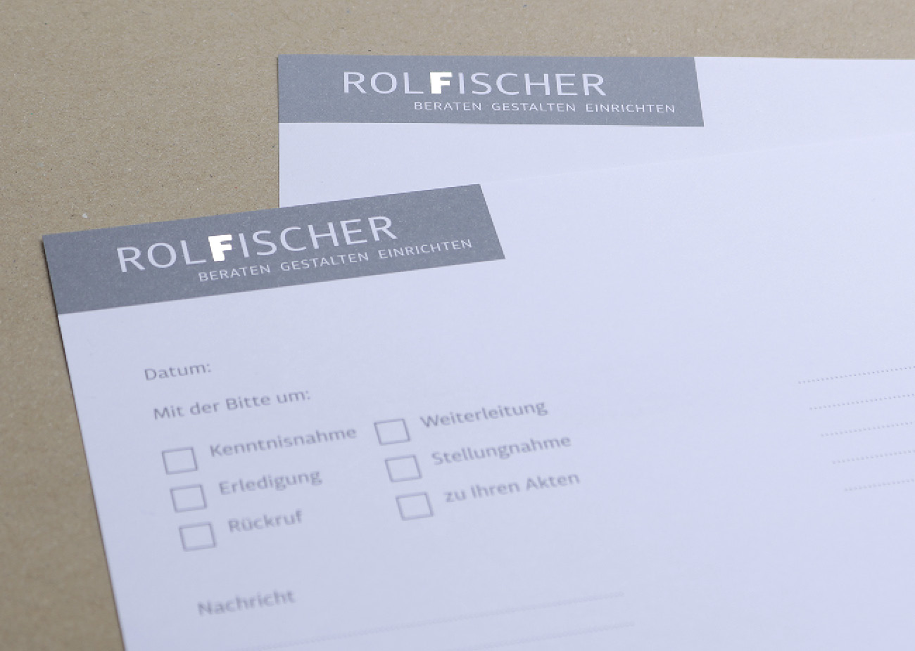 Geschäftsdrucksachen für Rolfischer