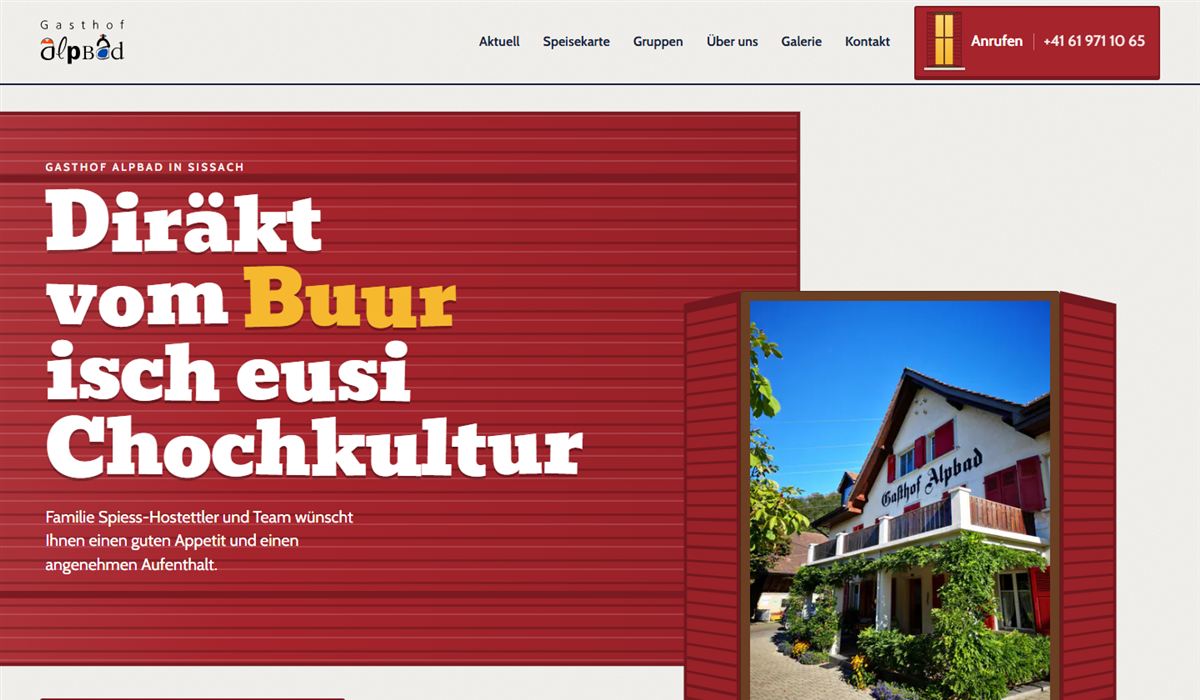 Screenshot Gasthof Alpbad