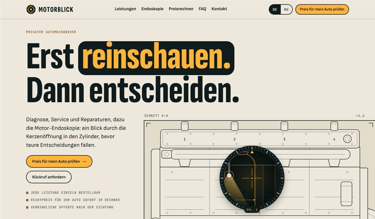 Screenshot Motorblick